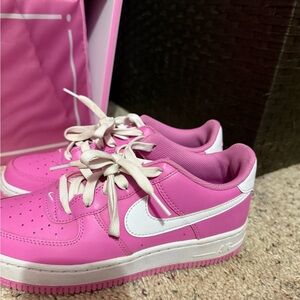 Pink and White Sneakers